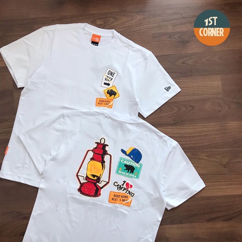 Áo thun New Era - CAMPING STICKERS T-SHIRTS,2021