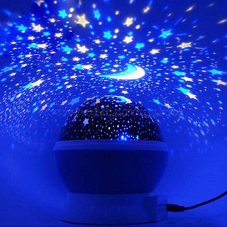 [ bảo hành 12 tháng ] đèn chiếu sao xoay 360 độ