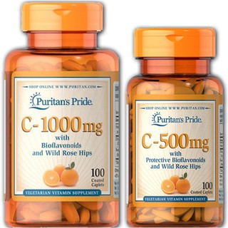 Vitamin C Viên Bổ Sung Vitamin C 1000mg Puritan's Pride 100 viên