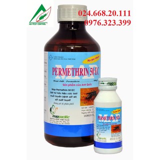 (tặng gói thuốc chuột dạng thóc) THUỐC MUỖI PERMETHRIN 50 EC 1000ML