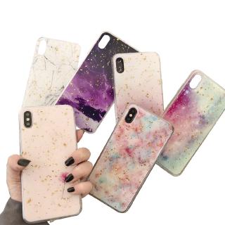 Ốp điện thoại nền đá cẩm thạch độc đáo cho IPhone 6 6S 7 8 Plus xR XS MAX r583
