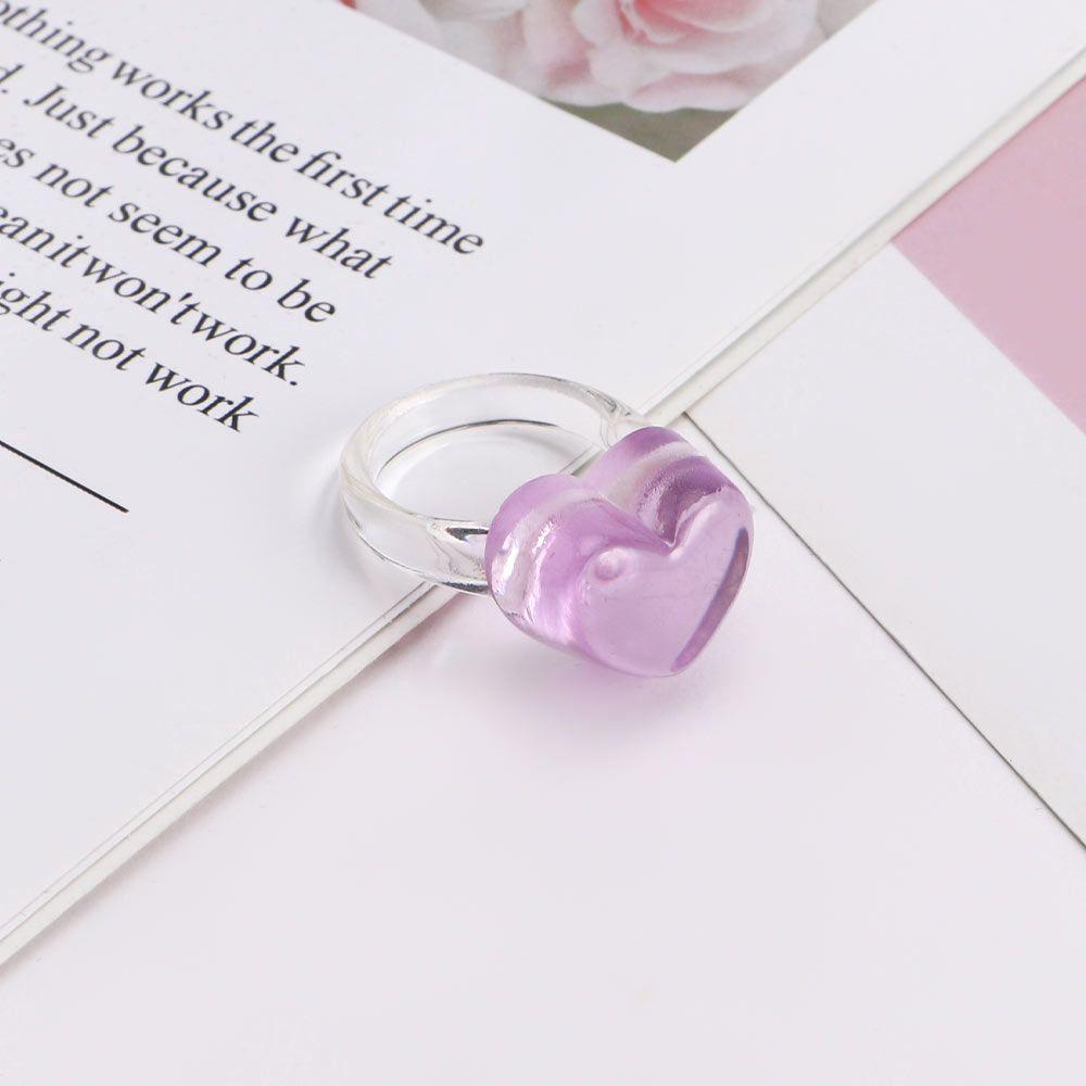 Nhẫn Acrylic Cổ Điển Hợp Thời Trang Cho Nữ