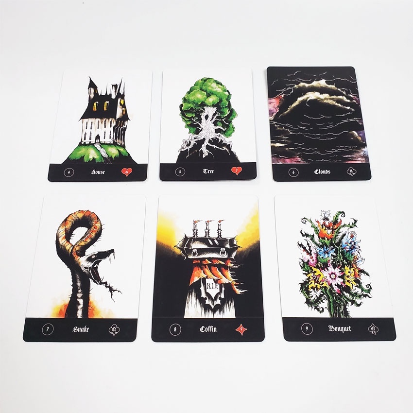Malefique Lenormand Oracle Tarot Thẻ Bài Tarot Malefique Lenormand Oracle