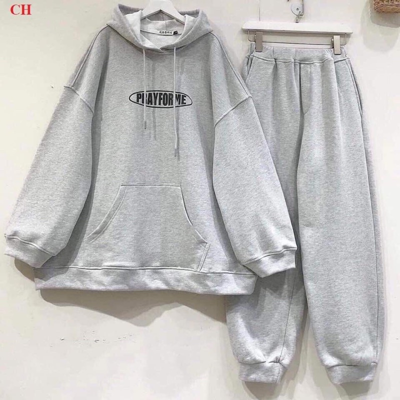Bộ hoodie Pray COB