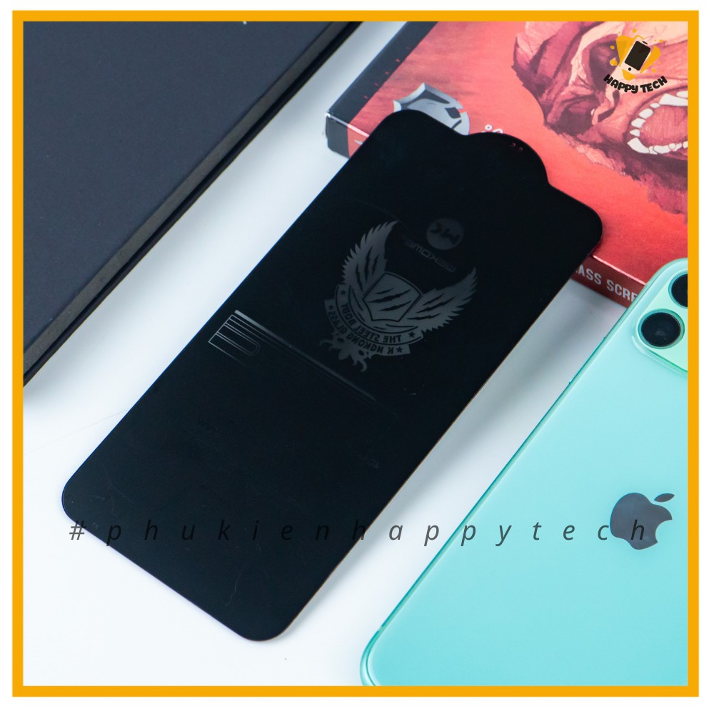 Kính cường lực chống nhìn trộm iPhone KINGKONG chính hãng WK full màn chống va đập, chống bám vân tay, siêu mỏng