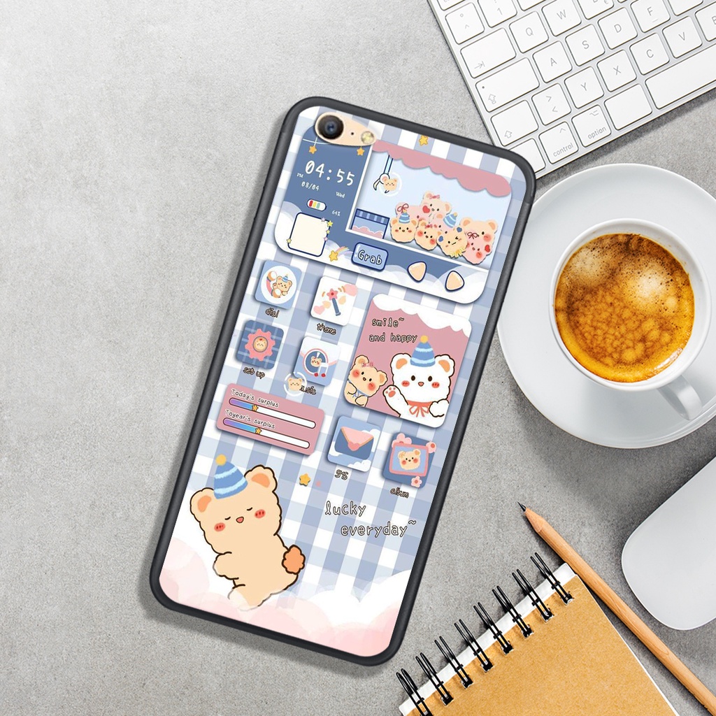 ỐP LƯNG OPPO A33 - A37 - A39 - A57 cũ - A57 4G  - A59 ,IN HÌNH GẤU BEAR DỄ THƯƠNG, BỀN ĐẸP.