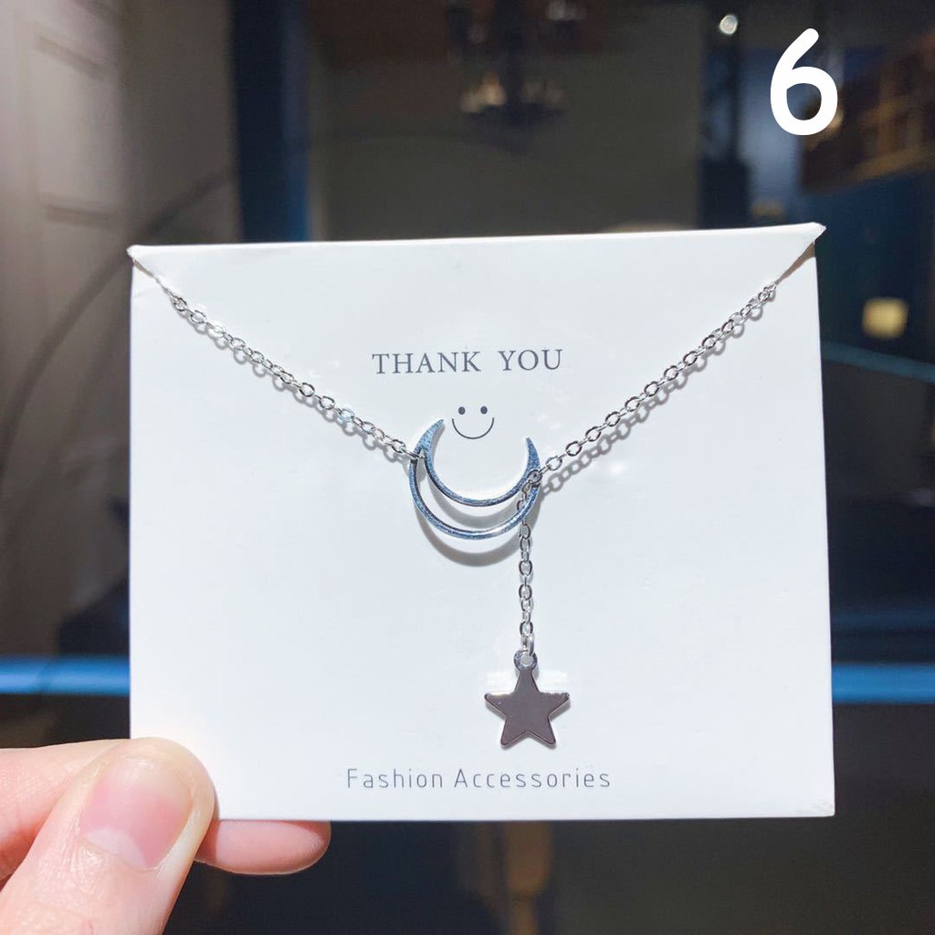 Dây chuyền Choker màu bạc thời trang nhiều mẫu siêu kute nhé các nàng!!!