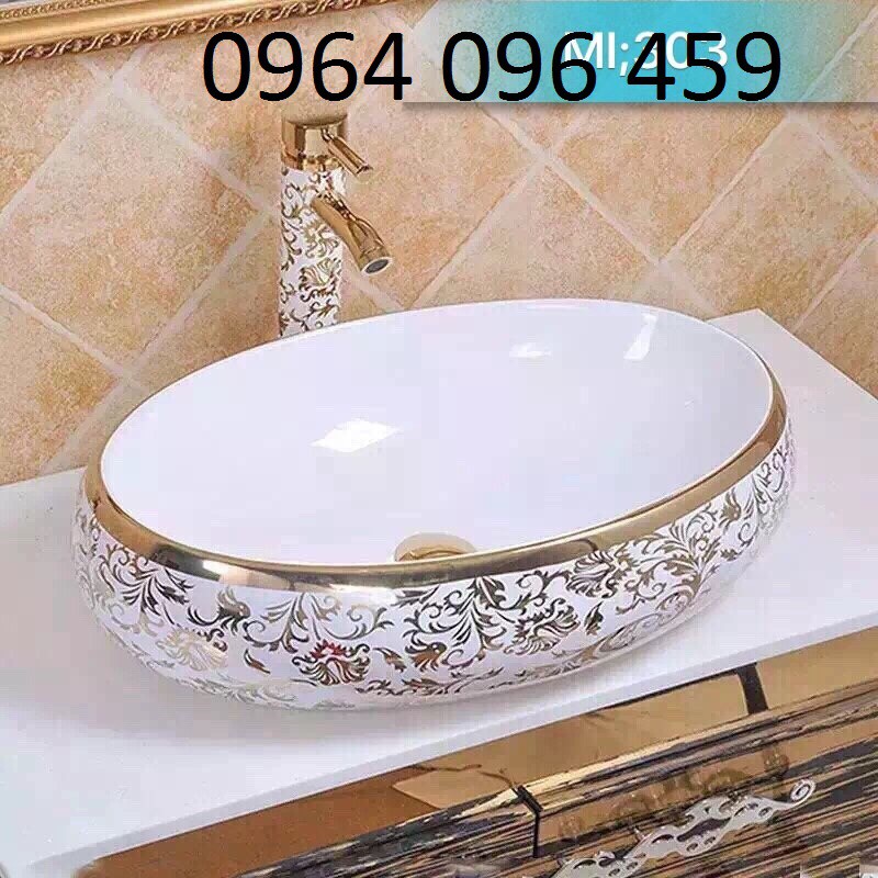 chậu rửa mặt - chậu lavabo rửa mặt bàn đá - HĐ55 | BigBuy360 - bigbuy360.vn