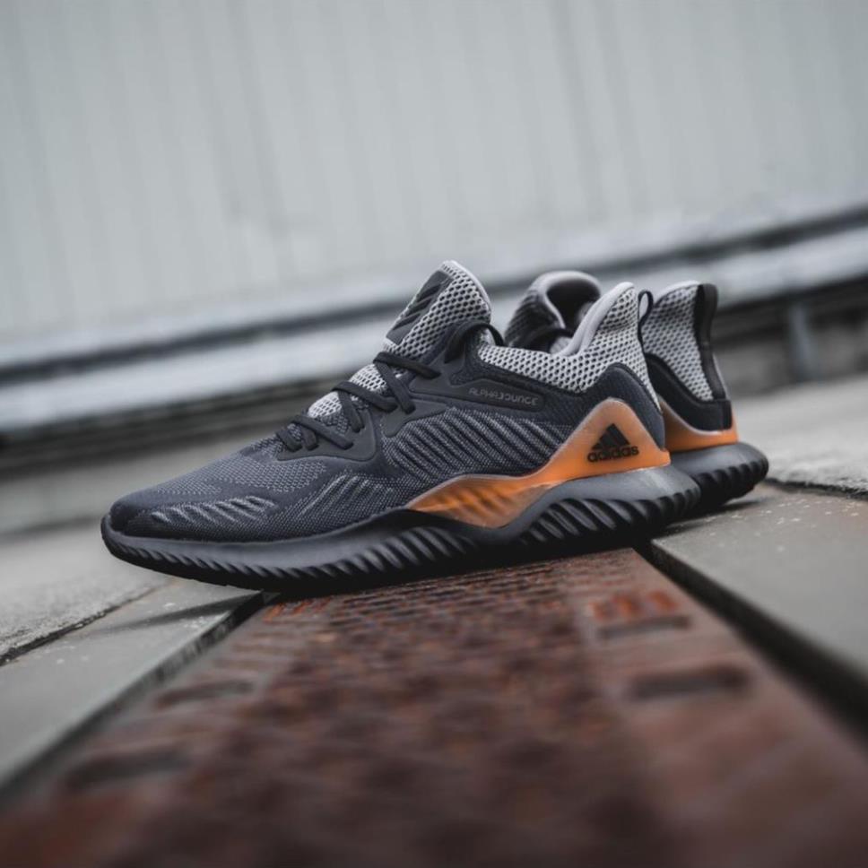 🌾 NEW- Bảo hành Giày Adidas Alphabounce Xám Cam (fullbox + freeship) Đẹp Nhất New Nhẩt 2021 $