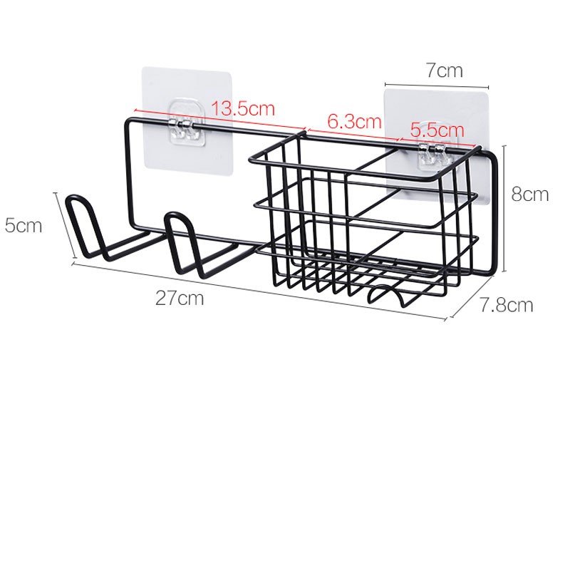 Giá Treo Máy Sấy Tóc Gắn Tường Tiện Dụng Cho Nhà Tắm