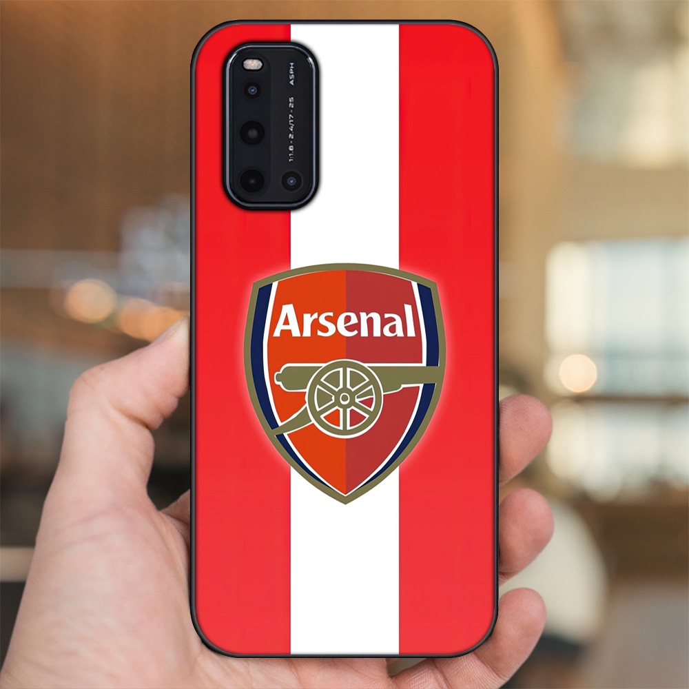 Ốp lưng Vivo V19 viền đen in hình Arsenal FC