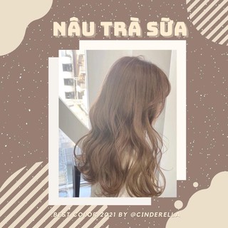 Thuốc Nhuộm Tóc màu NÂU TRÀ SỮA