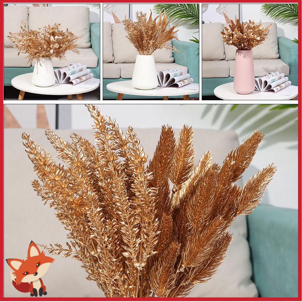 1 nhánh lá cây nhân tạo DIY trang trí nhà cửa/sự kiện đa ứng dụng