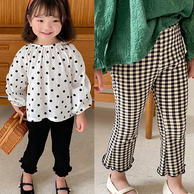 Girls' fashion stretch flared pants