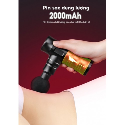 Súng massage cầm tay Mini Ming Zhen MZ-138G - Pin sạc