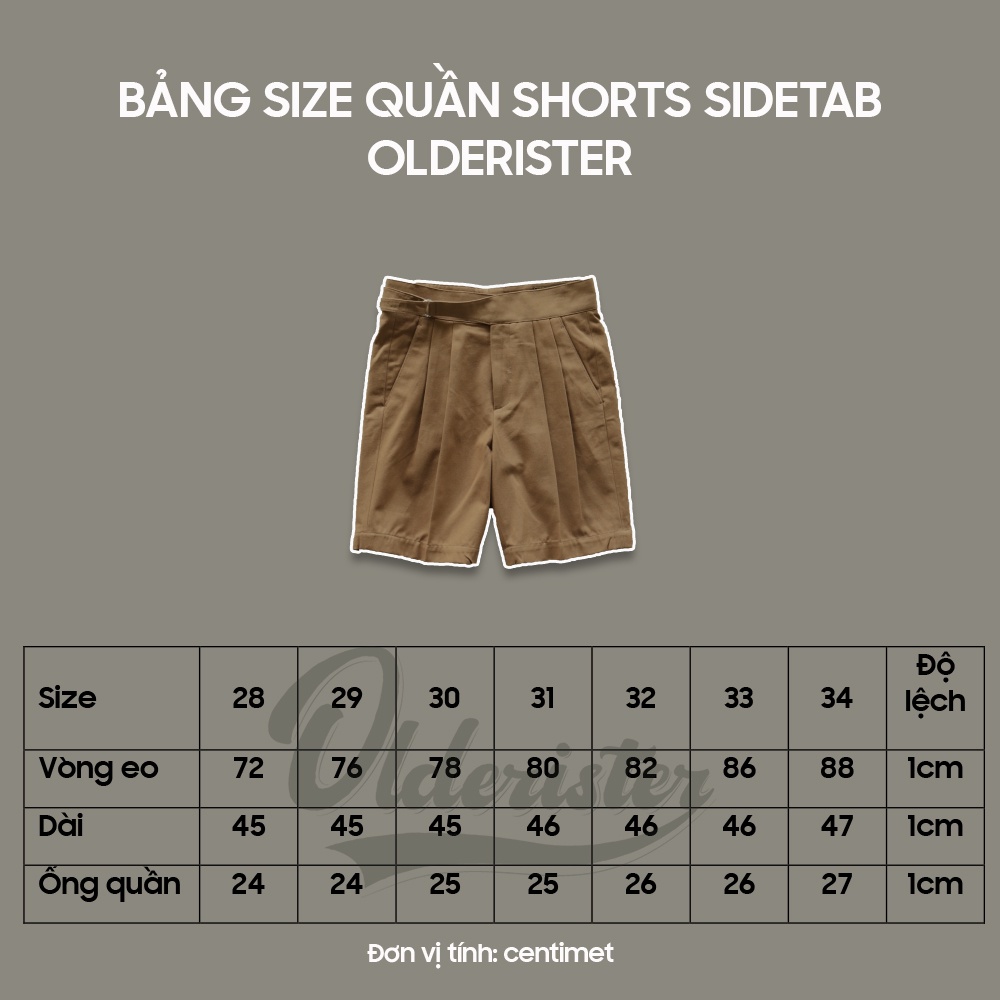 Quần Shorts SideTab - Olderister