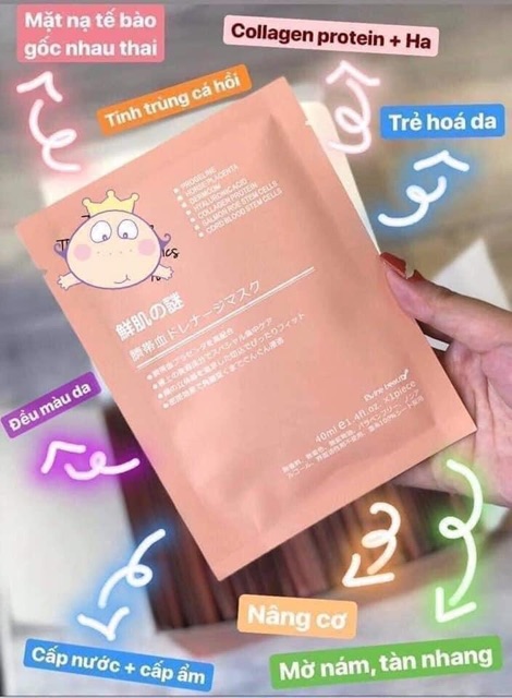 Mặt nạ nhau thai tế bào gốc Nhật Bản Rwine Beauty