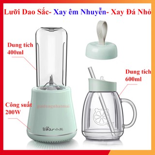 Máy Xay Sinh Tố Đa Năng Bear model LLJ-C04F1 Lưỡi Dao Sắc Máy Xay Nhuyễn Xay Đá Nhỏ Rất Dễ Vệ Sinh Bảo Hành 6 Tháng