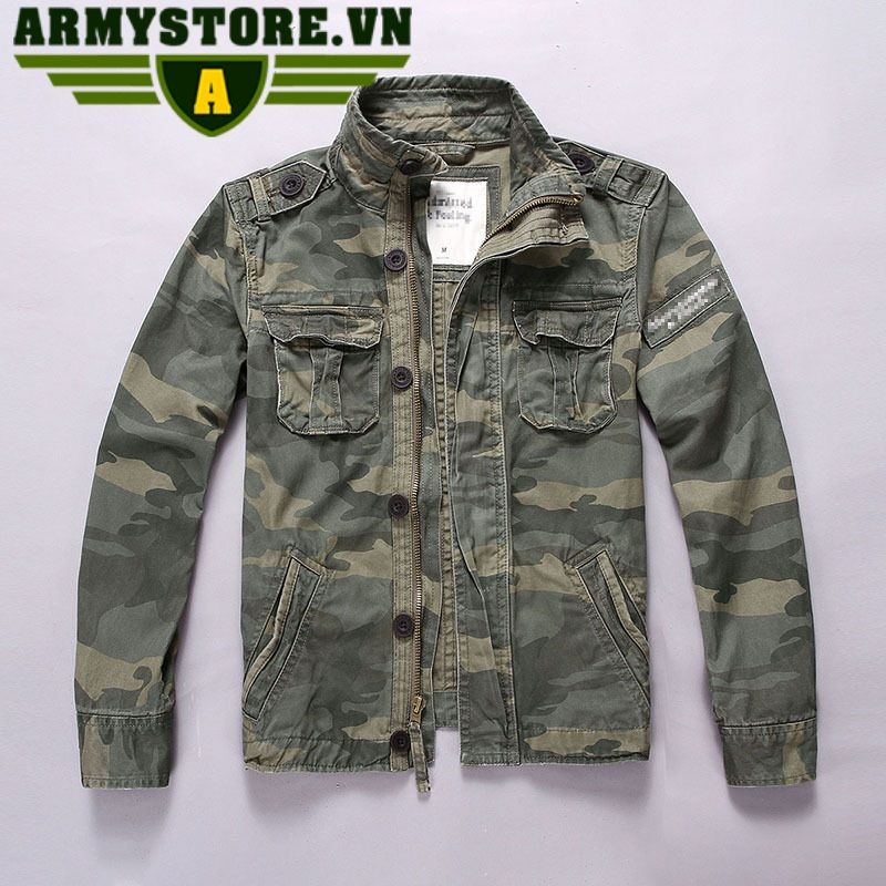 Áo Khoác nam Kaki túi hộp Cao Cấp ARM-938  form Âu