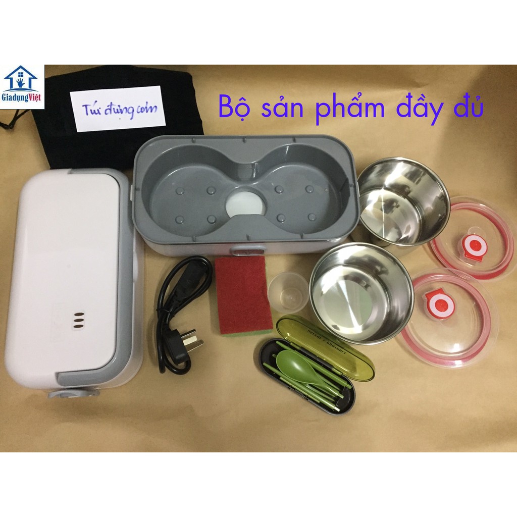 Hộp cơm cắm điện | Nồi nấu mini dân Văn Phòng | Hâm nóng đa năng Inox MOGAN | BigBuy360 - bigbuy360.vn
