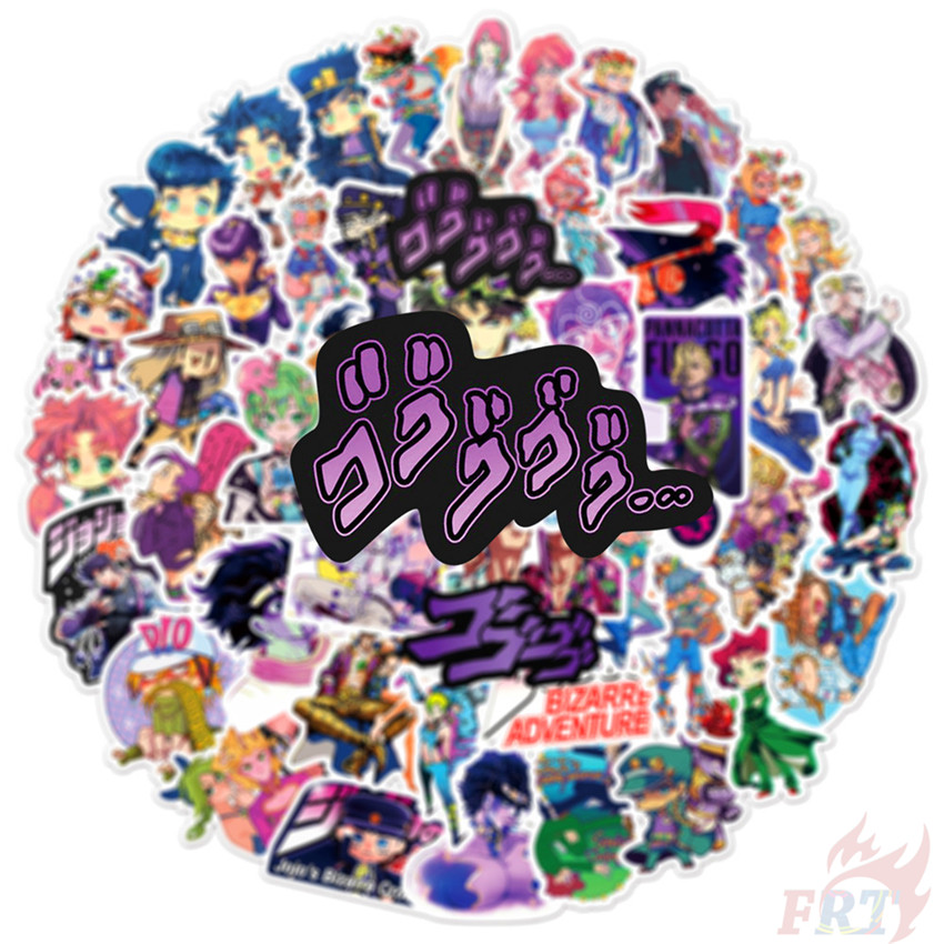 ❉ JoJo's Bizarre Adventure - Series 05 Stickers ❉ 50Pcs/Set Anime Fashion DIY Decals Doodle Stickers