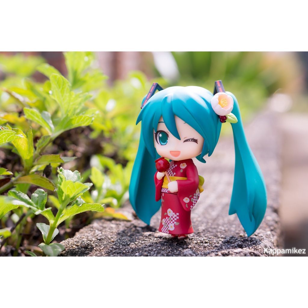 Mô Hình Figure Nhân Vật Anime Vocaloid, Hatsune Miku, Nendoroid (#333), Yukata, Natsu Tsubaki ver. (Good Smile Company)