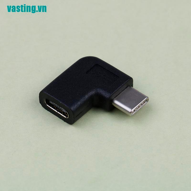 V☆Đầu Chuyển Đổi USB 3.1 Type C Góc 90 Độ Tiện Dụng