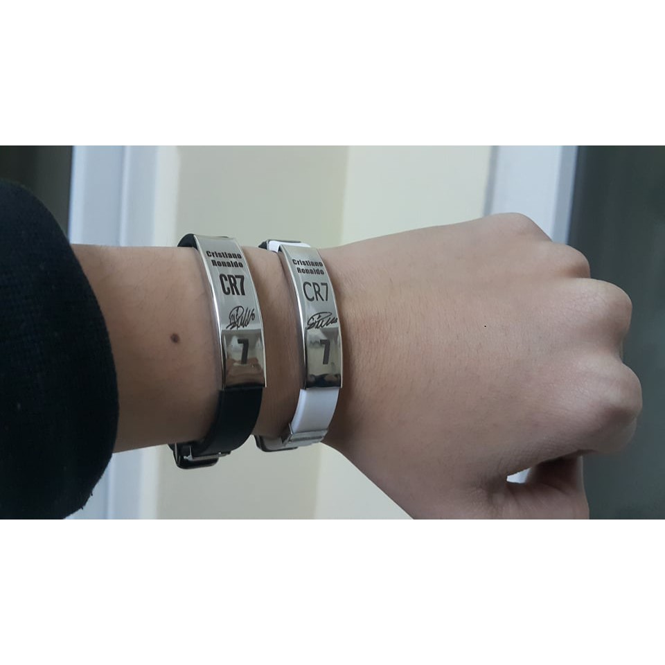 Vòng đeo tay cầu thủ ibra, ronaldo, ramos, messi, beckham, neymar, Bale, Ronaldinho, Harzard, Pogba