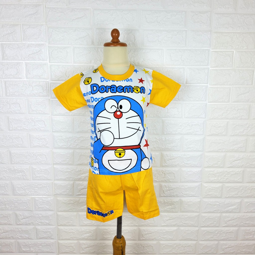 Doraemon Bộ Đồ Thời Trang Hình Doremon Đáng Yêu Cho Bé 1-5 Tuổi