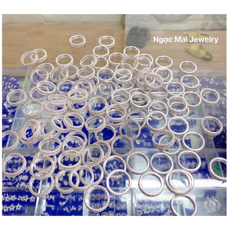 Nhẫn nữ full đá bạc ta, kiểu sáng sang xịn thu hút ánh nhìn - Ngọc Mai Jewelry