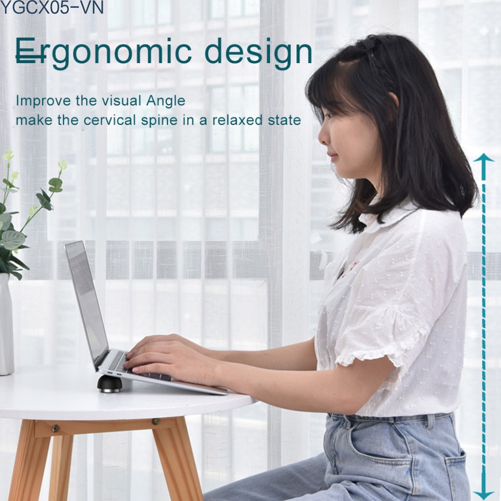 Set 2 Giá Đỡ Laptop Hình Nấm Bằng Hợp Kim Có Nam Châm Tiện Dụng | BigBuy360 - bigbuy360.vn