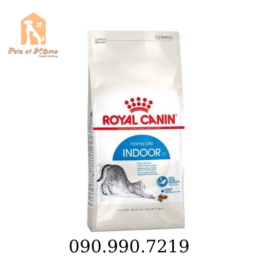 [Mã PET50K giảm Giảm 10% - Tối đa 50K đơn từ 250K] Thức ăn mèo lớn Royal Canin Indoor 2kg