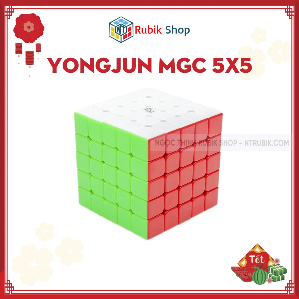 [Giá Rẻ Vô Địch] Rubik 5x5x5 cao cấp YongJun MGC Stickerless (hãng mod M)