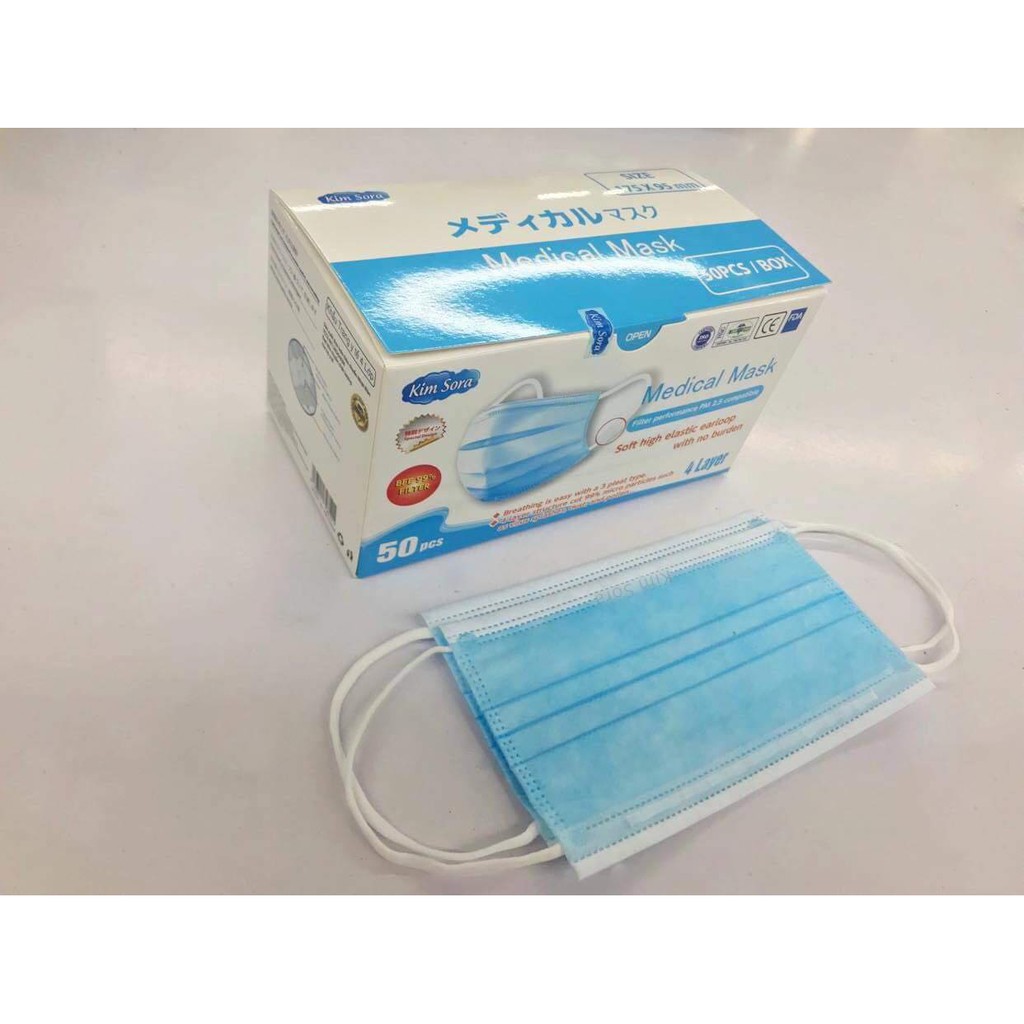 Khẩu trang y tế Kim sora xuất Nhật hàng công ty chuẩn