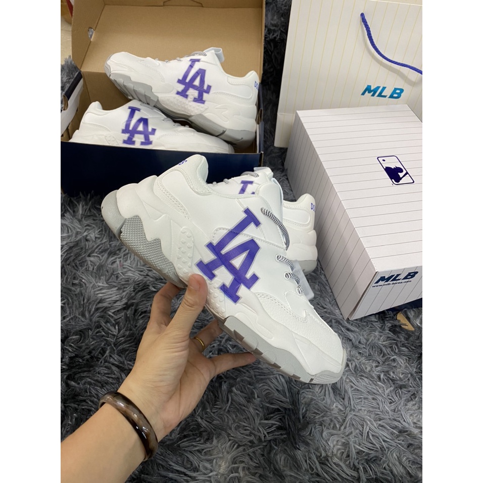 [ CÓ SẴN - ẢNH THẬT] Giày MLB.B LA đế tách Hàn Quốc chuẩn hàng xịn, Giày thể thao tăng chiều cao full box + tặng kèm tất