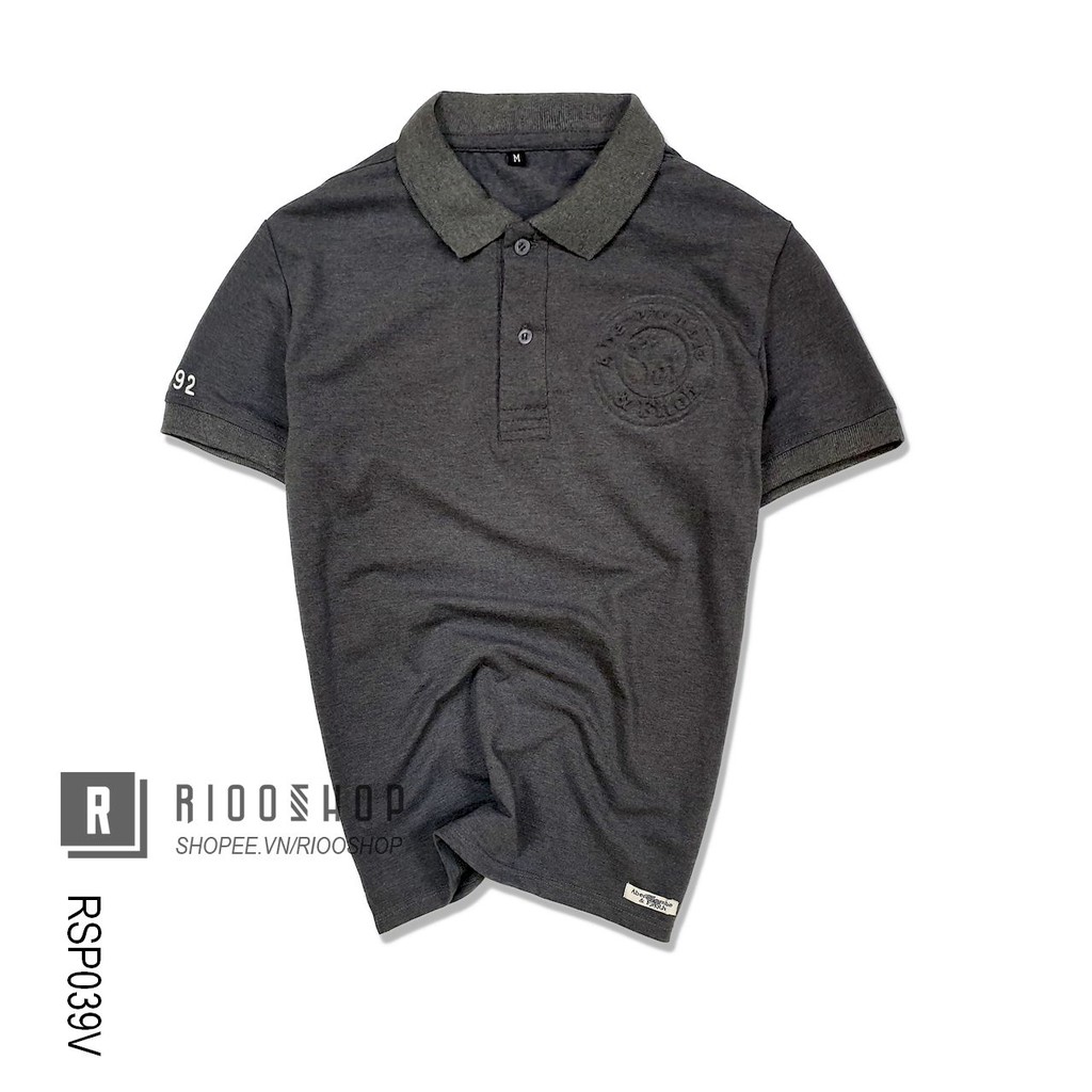 Áo áo thun nam có cổ cao cấp ab trơn đơn giản RSP039 | BigBuy360 - bigbuy360.vn