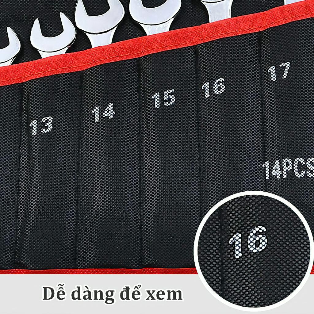Bộ cờ Lê 8-24 YEII 14 CHI TIẾT  khóa vòng miệng