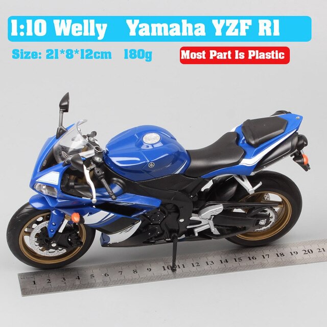 Mô hình moto YA.MA.HA YZF R1 tỉ lệ 1:10 WELLY