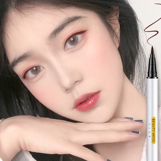 Bút kẻ mắt HEYXI Bút kẻ mắt nước Eyeliner dạng xoay tự động chống thấm nước HE1