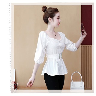 *❣️FREESHIP❣️ÁO KÈM BELT NANA Dễ Thương