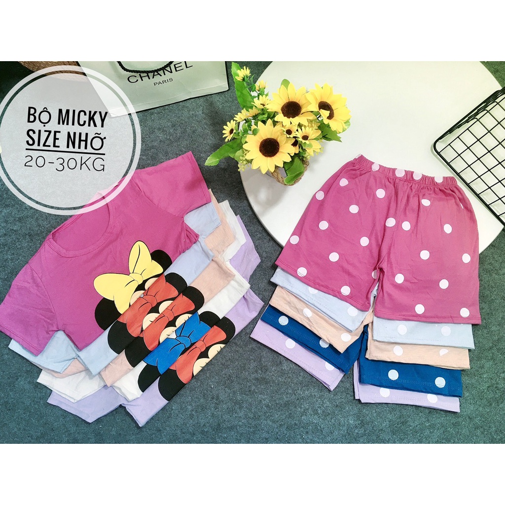 Bộ bé gái Mickey cực xinh 20-27kg