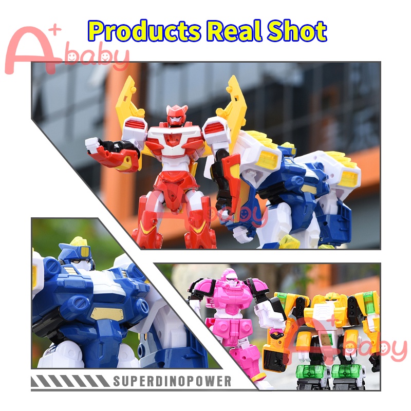 Mini Force Mô hình đồ chơi rô bốt Volt/Max/Lucy/Leo/Sammy 5 trong 1 cho bé