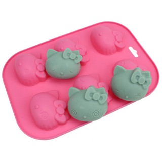 Khuôn Xà phòng Hello Kitty sản phẩm silicon FDA chất lượng diy