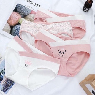 Set 4 quần lót cotton bầu