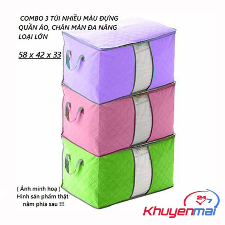 TÚI VẢI ĐỰNG QUẦN ÁO, CHĂN MÀN TIỆN DỤNG