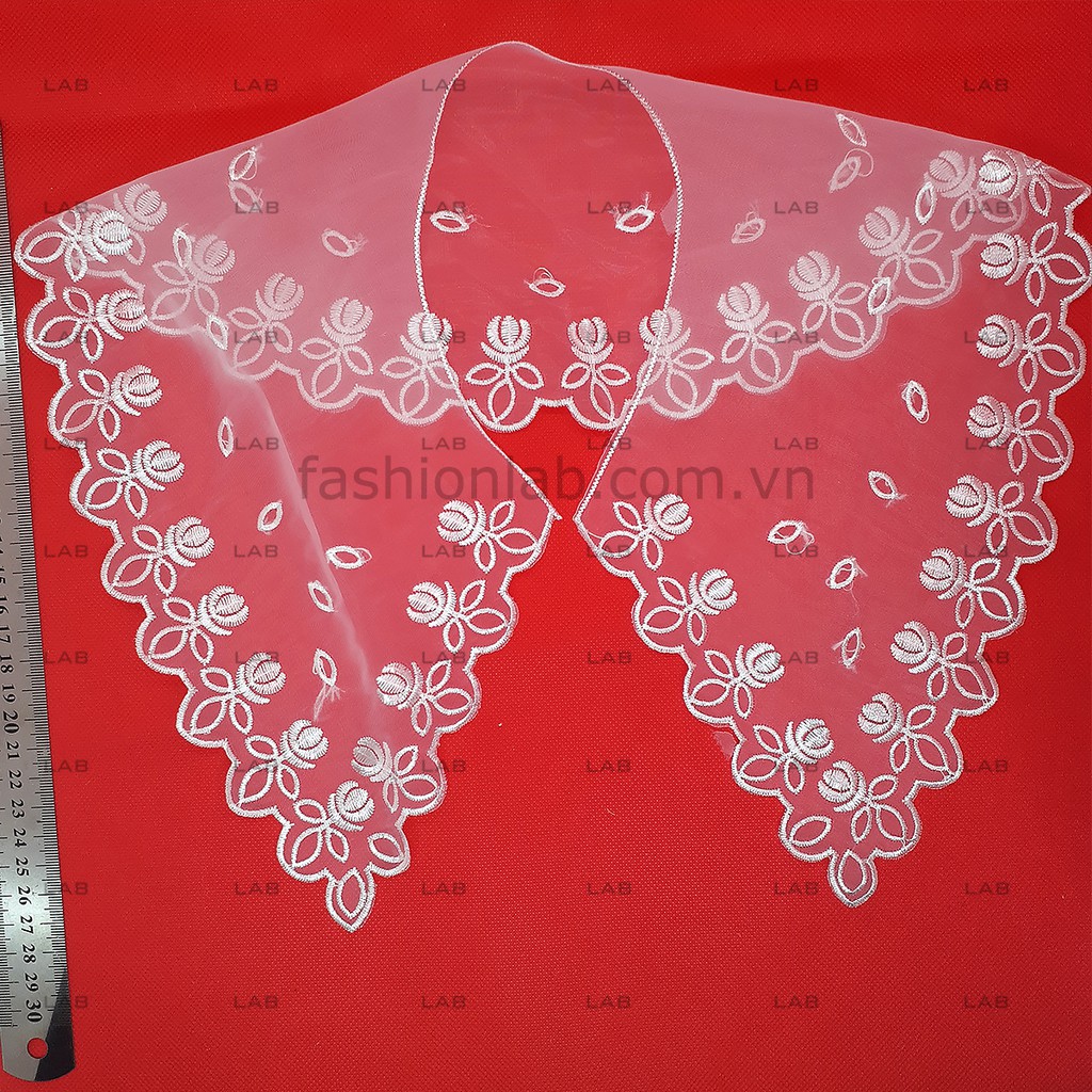 Cổ áo thêu - Mẫu 13 (Chiếc) #0204