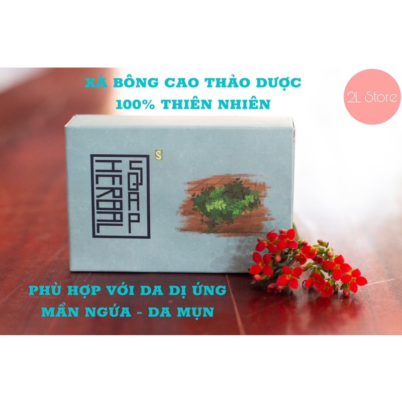 [Mua 2 tặng 1] XÀ BÔNG SINH DƯỢC ĐỦ 10 LOẠI - Xà phòng Mướp đắng, xà phòng Nghệ, xà phòng Chùm Ngây Trà xanh