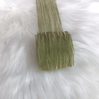 Ruy băng voan nhăn 5cm (m)