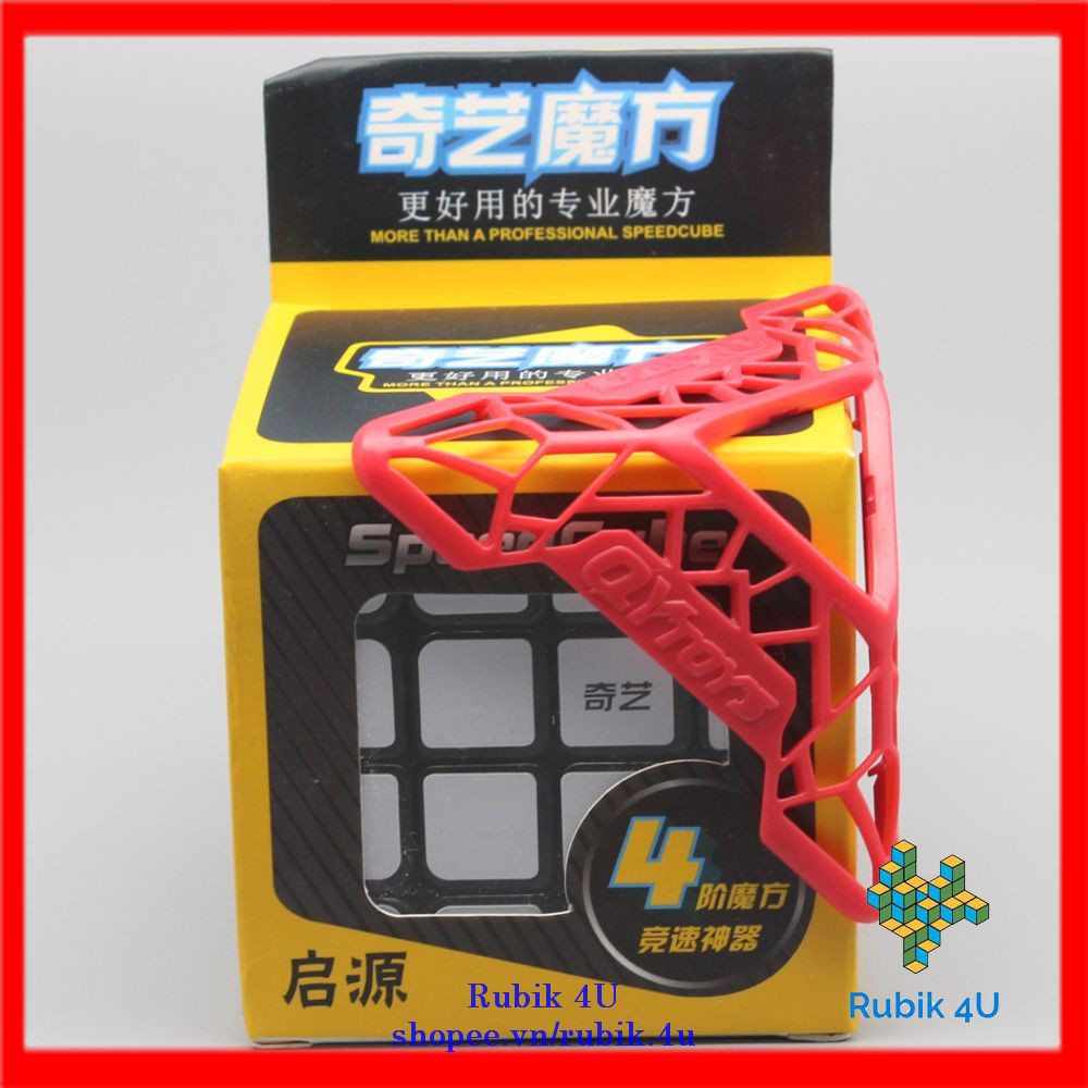 Rubik 4x4 QiYi QiYuan Viền Đen Sticker Rubic Cube 4 Tầng