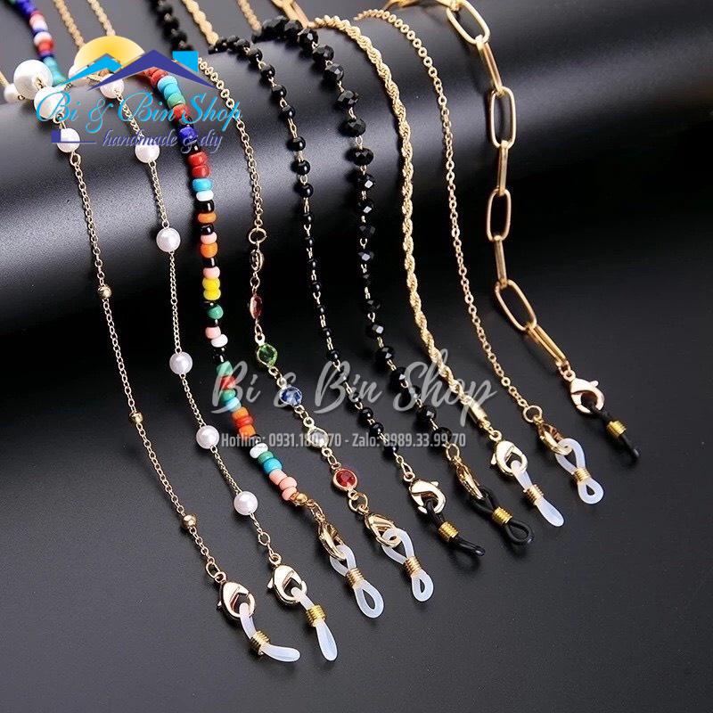 Sỉ 100 Cái Vòng Cao Su Dùng Làm Đầu Nối Dây Đeo Mắt Kính Thời Trang, Tiện Dụng